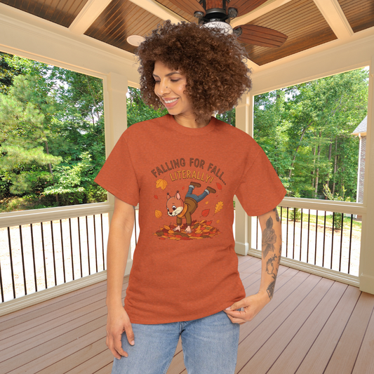 Tumble into Autumn: The Ultimate Fall Fail T-shirt