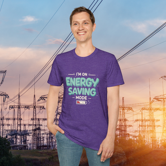 Power Down: Energy Saving Mode Activated T-Shirt