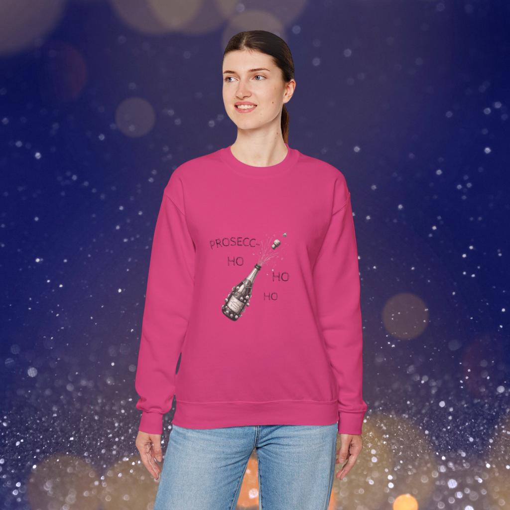 Prosecco-ho-ho-ho: Holiday Cheer Sweatshirt