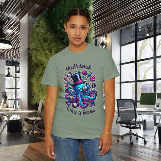 Boss Mode: Octopus Multitasker T-Shirt