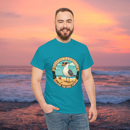 Beach Bandit: Fries and Tides Tee