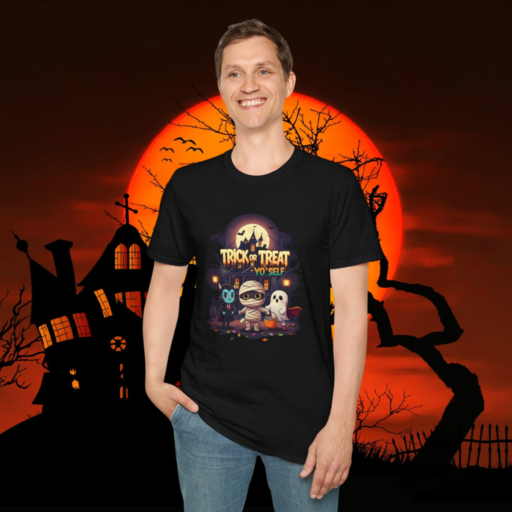 Ghostly Good Vibes: Trick or Treat Yo' Self Tee