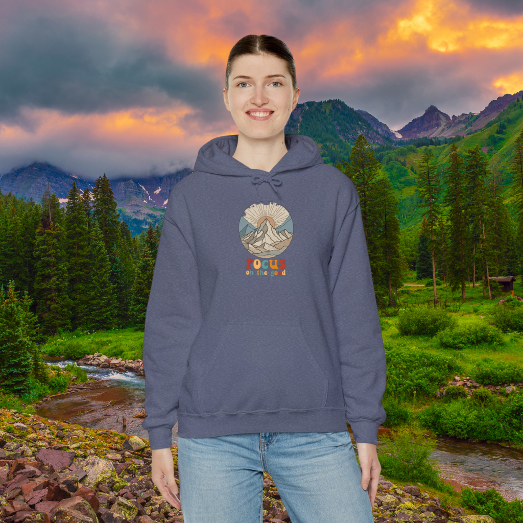 Positive Peaks: Focus on the Good Hoodie