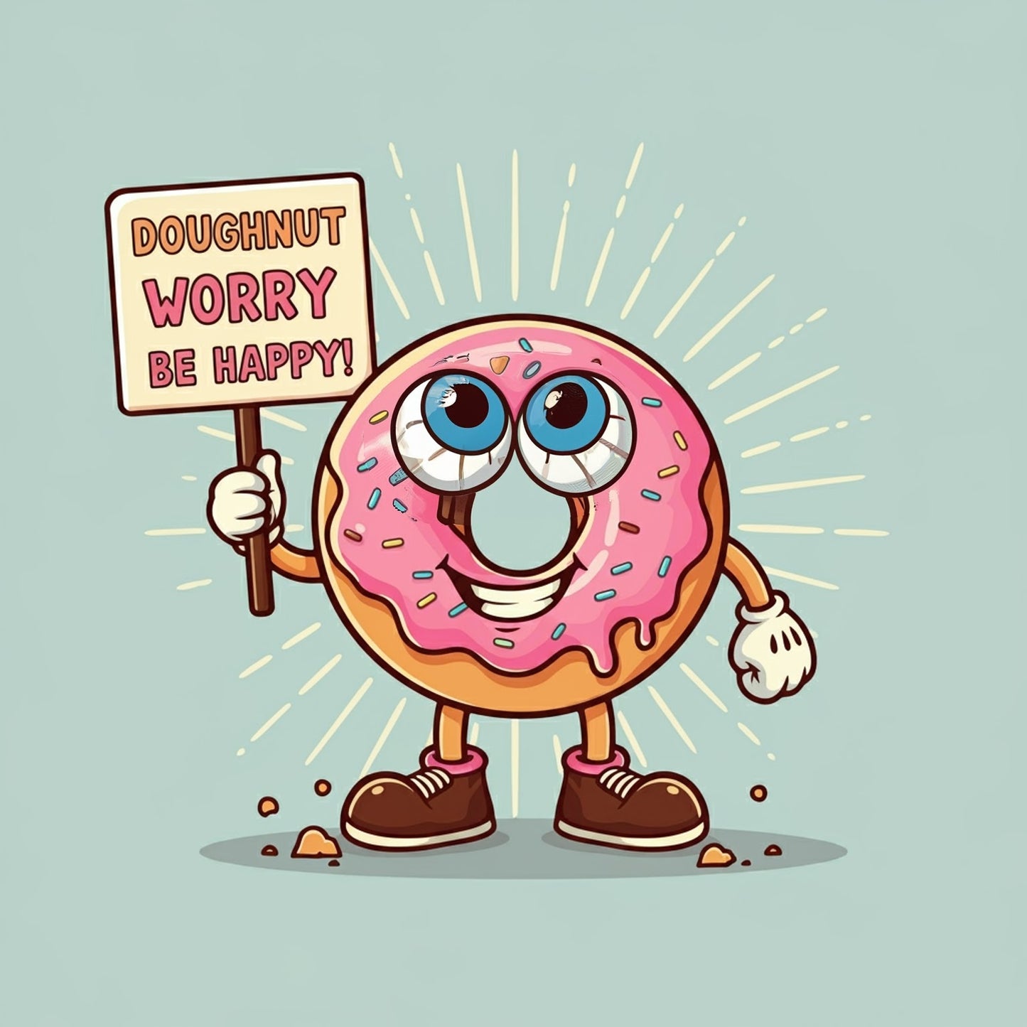 Donut Delight: Be Happy Shirt