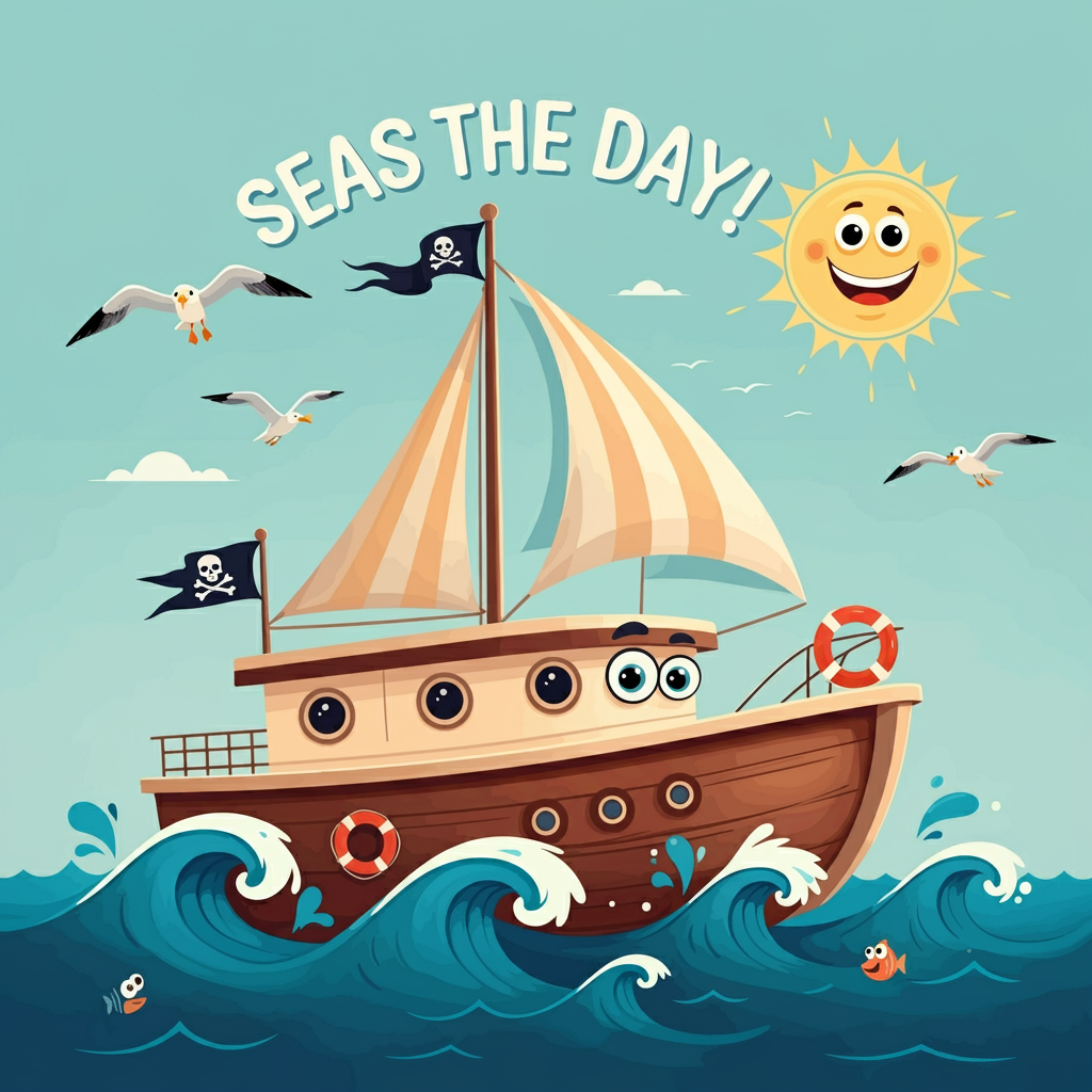 Seas the Day: Nautical Adventure Tee