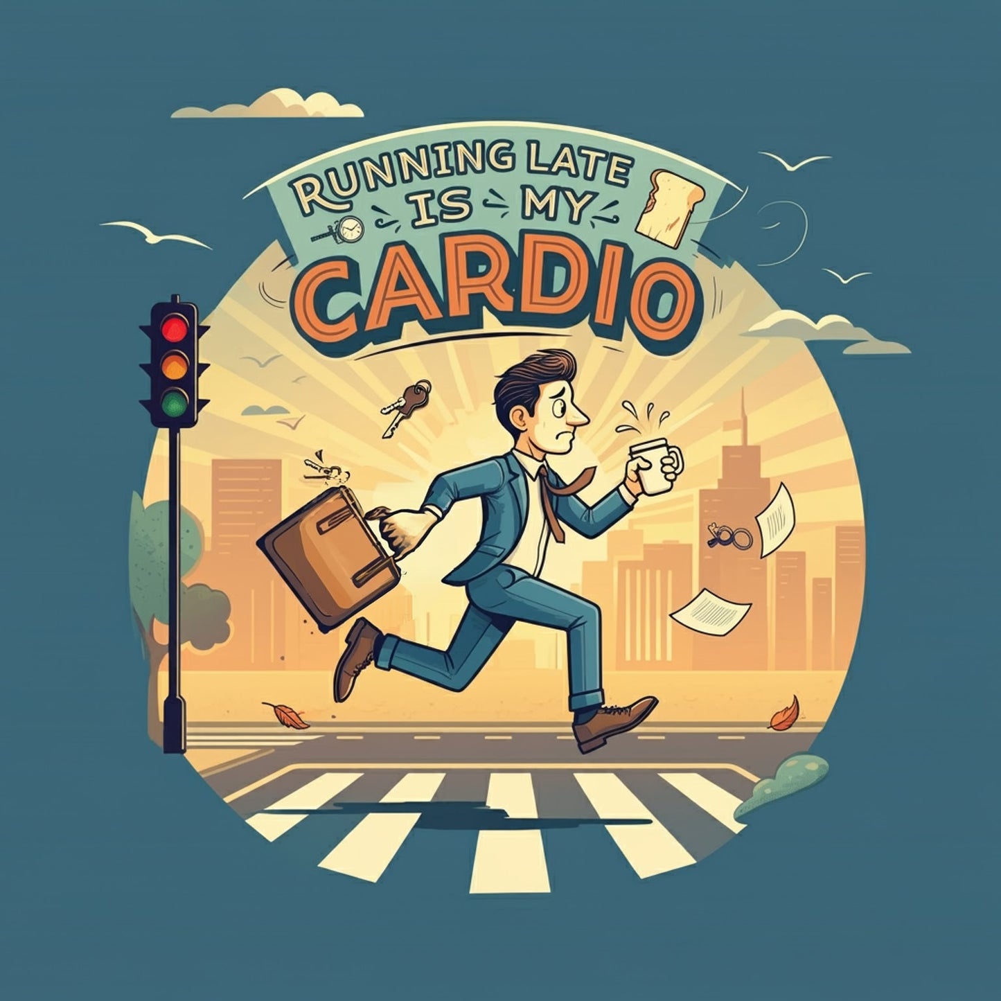 Late Runners Club: Cardio Hustle Tee